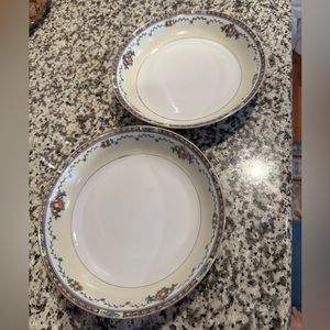 Two Vintage 40’s 50’s Noritake fruit bowls
